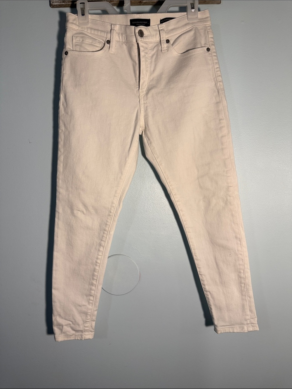 Madewell Skinny Jeans in Off-White/Cream